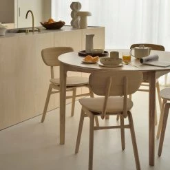 Ethnicraft Modern Dining Oak Pebble Dining Chair 13 Ethnicraft Modern Dining Oak Pebble Dining Chair