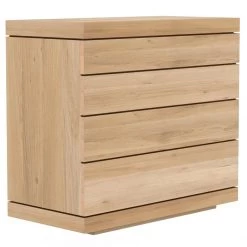 Ethnicraft Burger Oak Chest Of Drawers