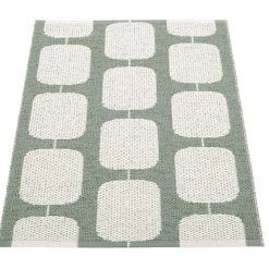 Pappelina Sten Army & Fossil Grey Runner Rug
