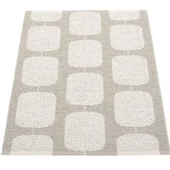 Pappelina Sten Warm Grey & Fossil Grey Runner Rug