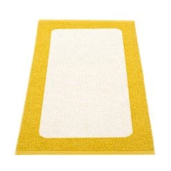 Pappelina Ilda Mustard & Vanilla Runner Rug