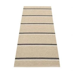Pappelina Olle Mud & Beige Runner Rug 16 Pappelina Olle Mud & Beige Runner Rug