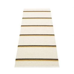 Pappelina Olle Ochre & Vanilla Runner Rug