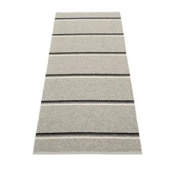 Pappelina Olle Grey & Linen Runner Rug