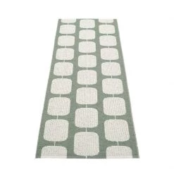 Pappelina Sten Army & Fossil Grey Runner Rug