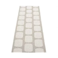 Pappelina Sten Warm Grey & Fossil Grey Runner Rug