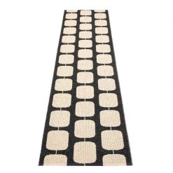Pappelina Sten Black & Cream Runner Rug 13 Pappelina Sten Black & Cream Runner Rug