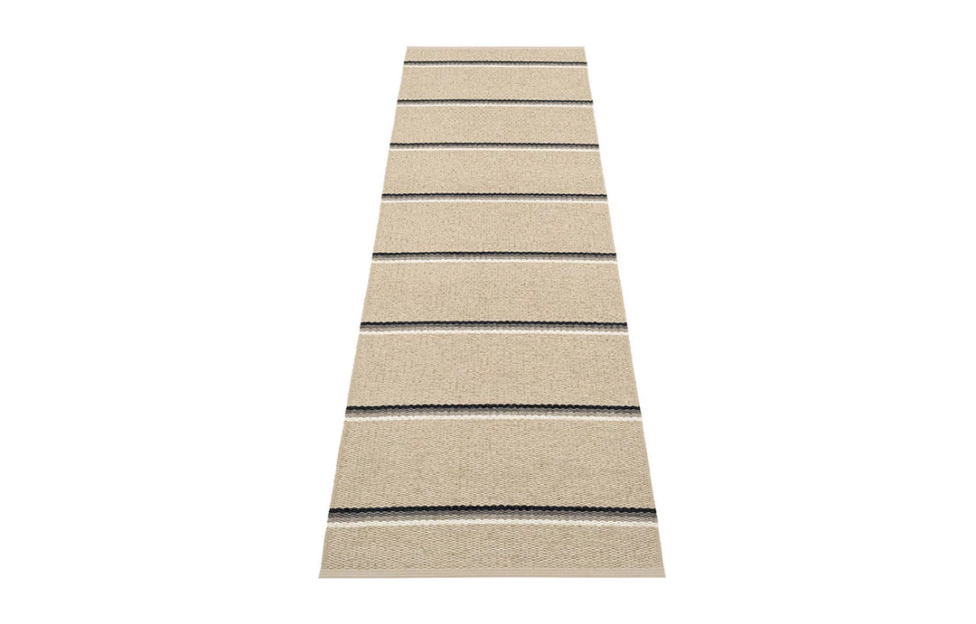 Pappelina Olle Mud & Beige Runner Rug 8 Pappelina Olle Mud & Beige Runner Rug