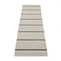 Pappelina Olle Grey & Linen Runner Rug