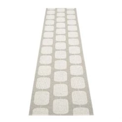Pappelina Sten Warm Grey & Fossil Grey Runner Rug