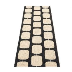 Pappelina Sten Black & Cream Runner Rug 14 Pappelina Sten Black & Cream Runner Rug
