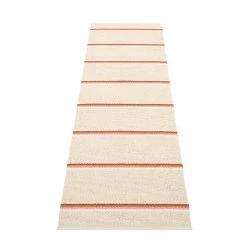 Pappelina Olle Brick & Cream Runner Rug 18 Pappelina Olle Brick & Cream Runner Rug