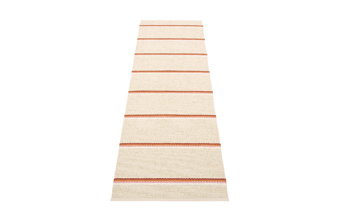 Pappelina Olle Brick & Cream Runner Rug 9 Pappelina Olle Brick & Cream Runner Rug