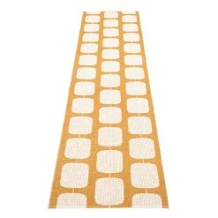Pappelina Sten Ochre & Vanilla Runner Rug
