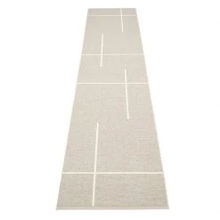 Pappelina Fred Linen & Vanilla Runner Rug