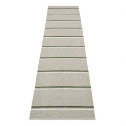 Pappelina Olle Green & Linen Runner Rug 19 Pappelina Olle Green & Linen Runner Rug