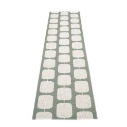 Pappelina Sten Army & Fossil Grey Runner Rug