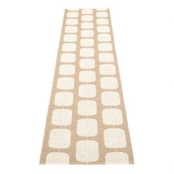 Pappelina Sten Light Nougat & Vanilla Runner Rug