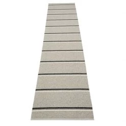 Pappelina Olle Grey & Linen Runner Rug