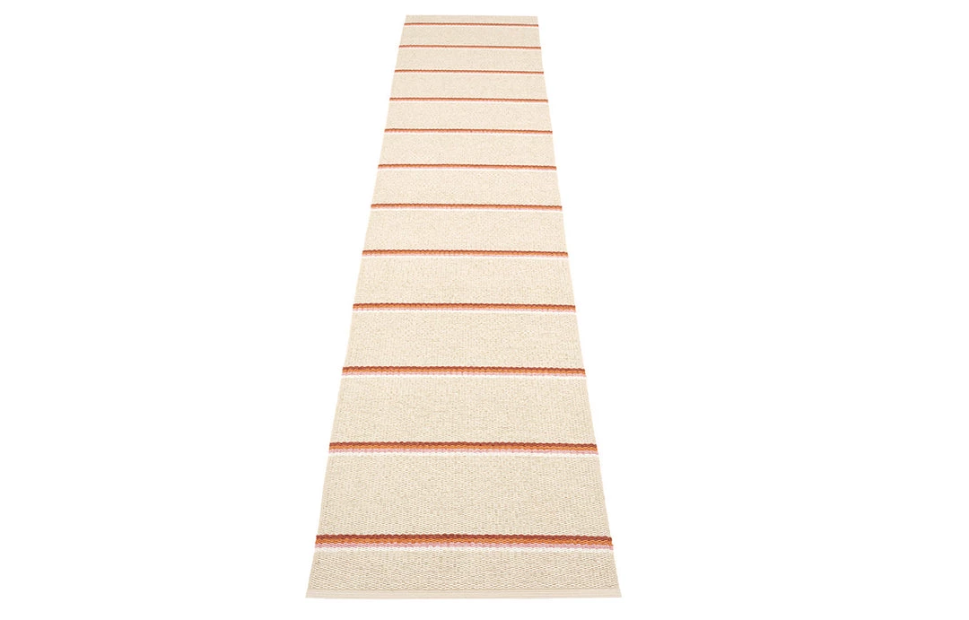 Pappelina Olle Brick & Cream Runner Rug 11 Pappelina Olle Brick & Cream Runner Rug