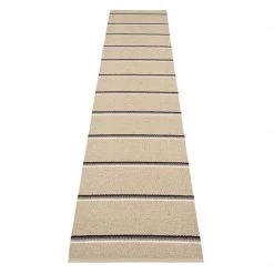 Pappelina Olle Mud & Beige Runner Rug 20 Pappelina Olle Mud & Beige Runner Rug