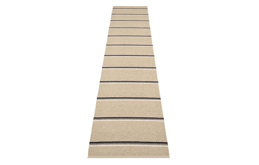 Pappelina Olle Mud & Beige Runner Rug 11 Pappelina Olle Mud & Beige Runner Rug