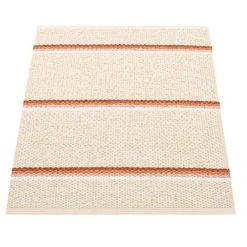 Pappelina Olle Brick & Cream Runner Rug