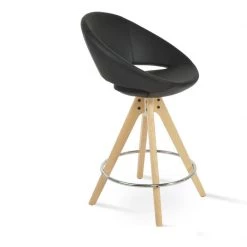SohoConcept Crescent Pyramid Swivel Bar Stool