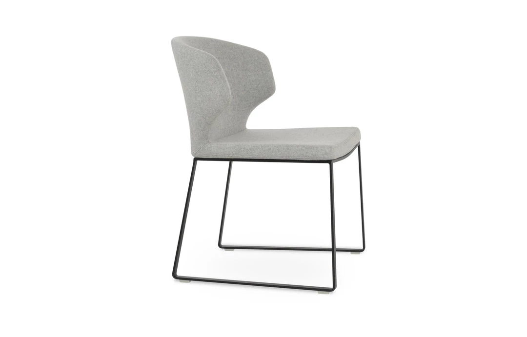 SohoConcept Modern Dining Amed +(Plus) Sled Dining Chair 3 SohoConcept Modern Dining Amed +(Plus) Sled Dining Chair
