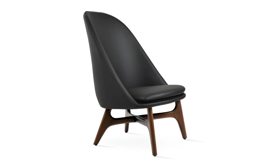SohoConcept Avanos Wood Base Lounge Chair 3 SohoConcept Avanos Wood Base Lounge Chair
