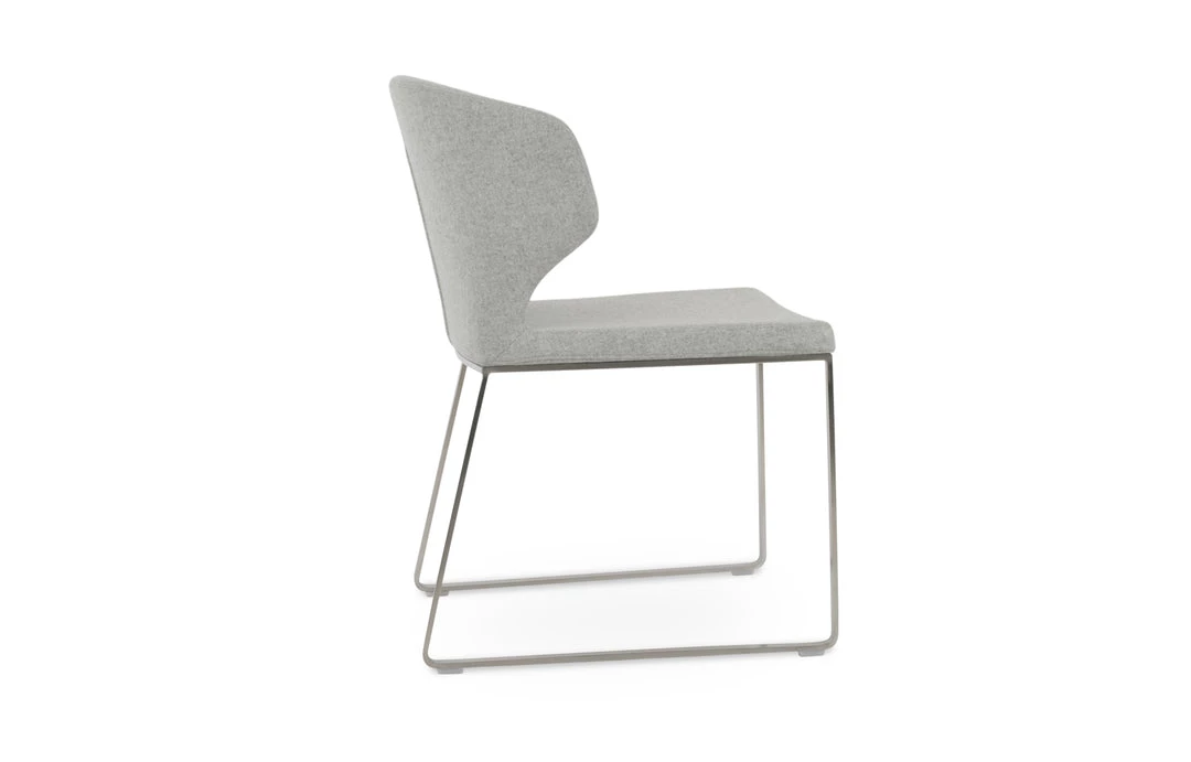 SohoConcept Modern Dining Amed +(Plus) Sled Dining Chair 7 SohoConcept Modern Dining Amed +(Plus) Sled Dining Chair