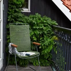 Houe Click Tall Dining Chair With Bamboo Armrests