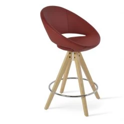 SohoConcept Crescent Pyramid Swivel Counter Stool 18 SohoConcept Crescent Pyramid Swivel Counter Stool
