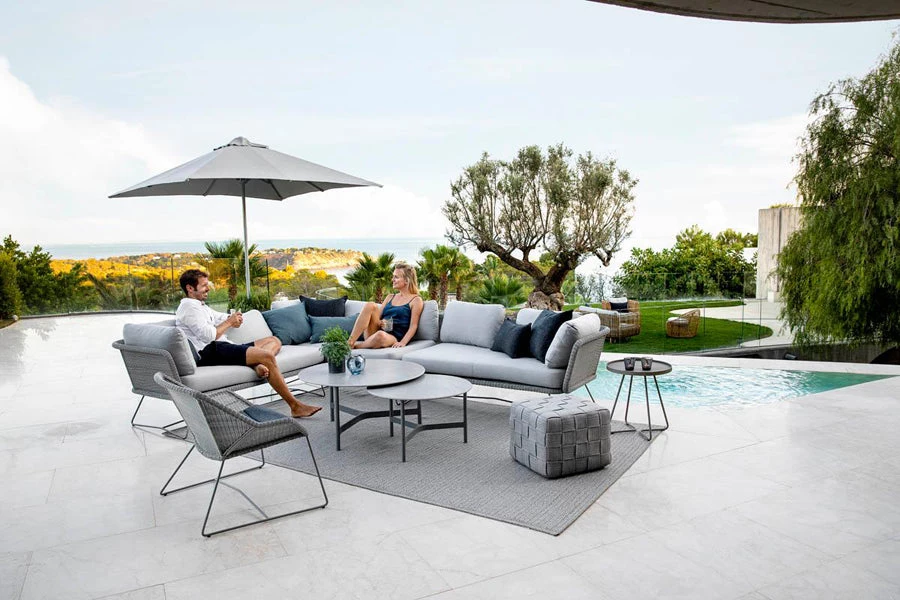 Cane-Line Harbour Parasol With Pulley System 8 Cane-Line Harbour Parasol With Pulley System