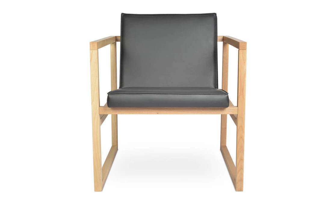 SohoConcept Modern Living Cube Wood Lounge Armchair 8 SohoConcept Modern Living Cube Wood Lounge Armchair