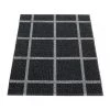 Pappelina Ada Black & Metallic Granit Runner Rug