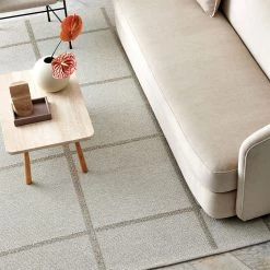 Pappelina Ada Fossil Grey & Metallic Stone Runner Rug
