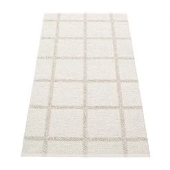 Pappelina Ada Fossil Grey & Metallic Stone Runner Rug
