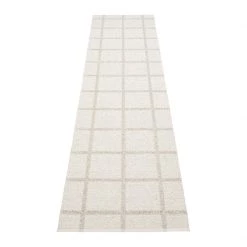 Pappelina Ada Fossil Grey & Metallic Stone Runner Rug