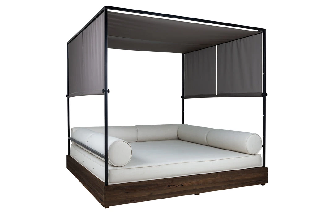 Mamagreen Aiko Large Espresso Teak Daybed 3 Mamagreen Aiko Large Espresso Teak Daybed