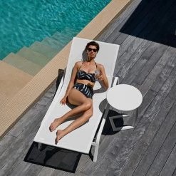 Fermob Alize Stackable Sunlounger Bistro Dining