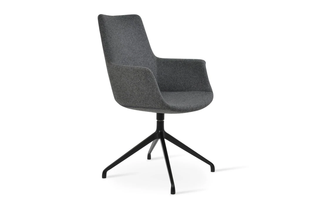 SohoConcept Modern Dining Bottega Spider Swivel Arm Chair 13 SohoConcept Modern Dining Bottega Spider Swivel Arm Chair