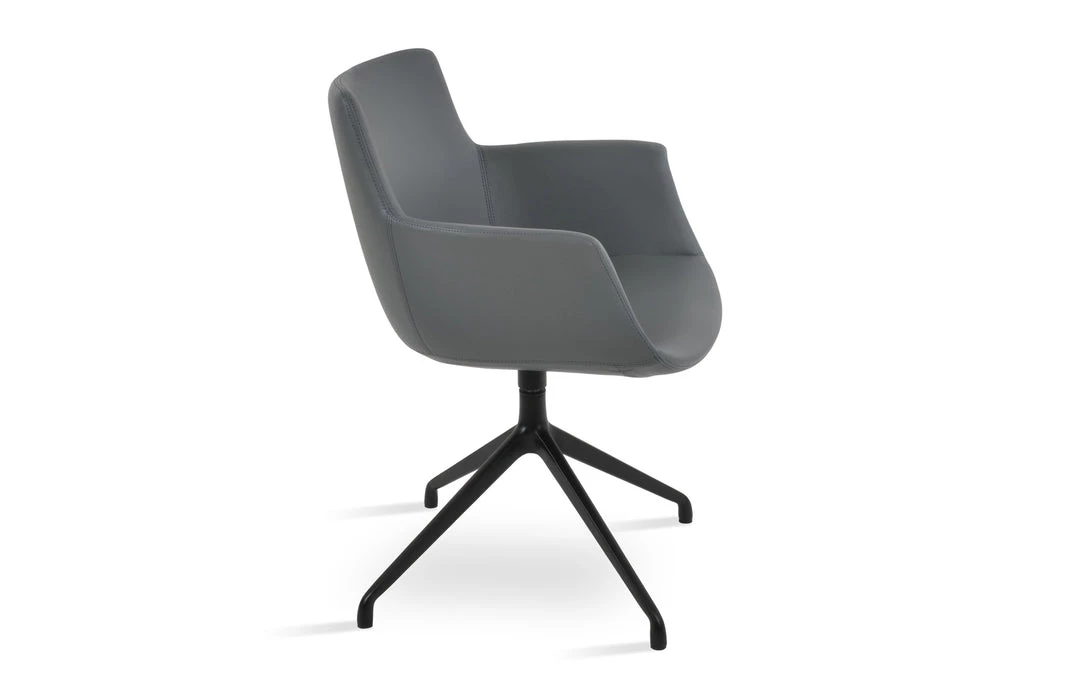 SohoConcept Modern Dining Bottega Spider Swivel Arm Chair 15 SohoConcept Modern Dining Bottega Spider Swivel Arm Chair