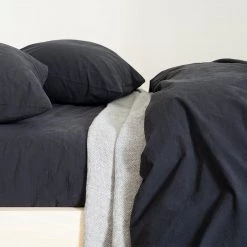 Area Anton Anthracite Cotton Duvet Cover Modern Bedroom 9 Area Anton Anthracite Cotton Duvet Cover Modern Bedroom