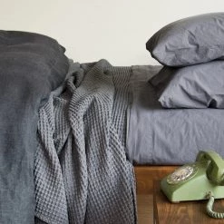 Area Modern Bedroom Anton Steel Cotton Fitted Sheet