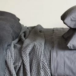 Area Anton Steel Cotton Flat Sheet