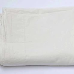 Area Modern Bedroom Anton White Cotton Flat Sheet