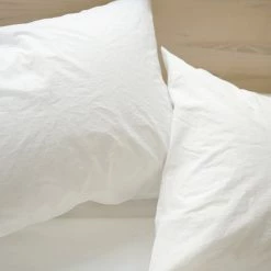Area Anton White Cotton Pillow Cases (pair) Bedding