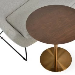 SohoConcept Ares End Table With Gold Brass