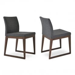 SohoConcept Aria Sled Wood Dining Chair Modern Dining